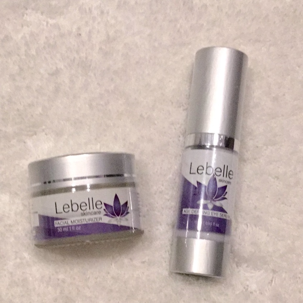 Lebelle Skincare Facial Moisturizer and Age Defying Eye Serum New